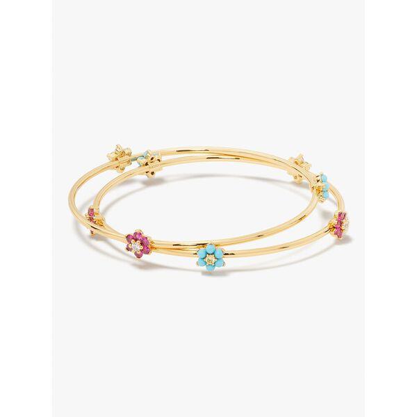 Fashion 4 - Myosotis Flower Bangle Set