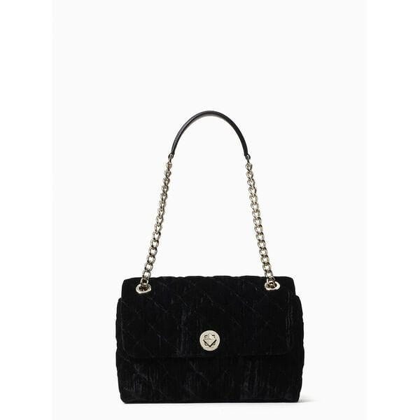 Fashion 4 - Natalia Crushed Velvet Medium Flap Shoulder