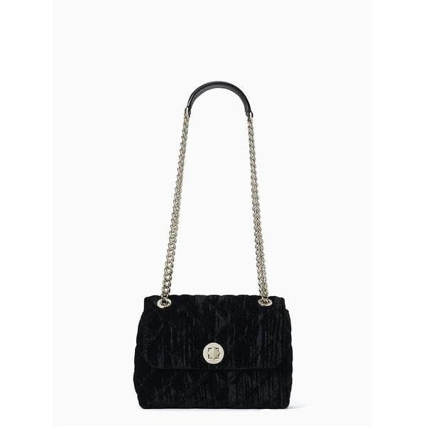 Fashion 4 - Natalia Crushed Velvet Small Flap Crossbody