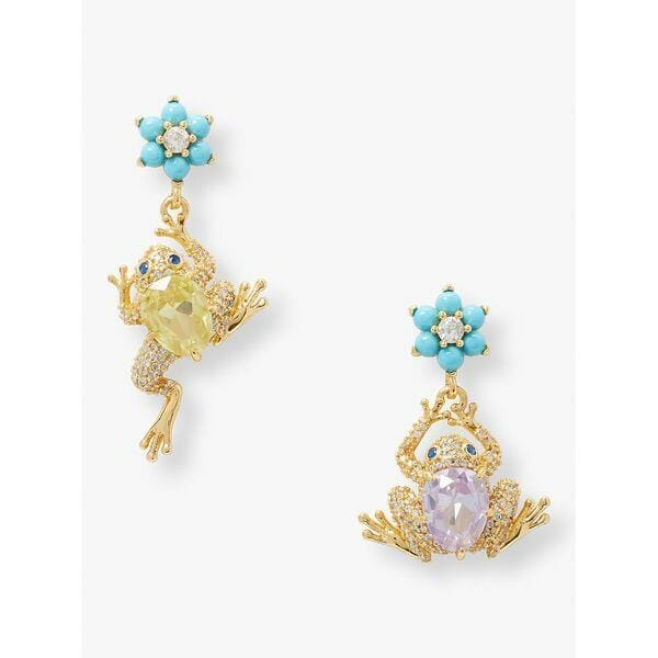 Fashion 4 - Nature Walk Frog Drop Earrings