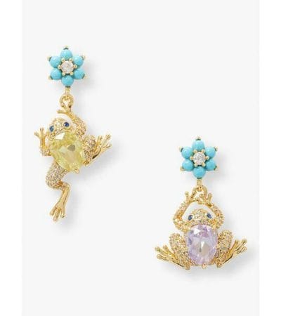 Fashion 4 - Nature Walk Frog Drop Earrings