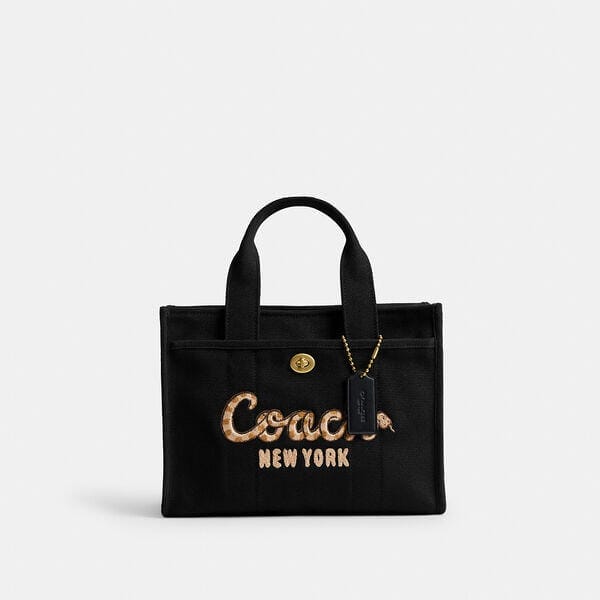 Fashion 4 - New Year Cargo Tote Bag 26 With Coach Snake Script