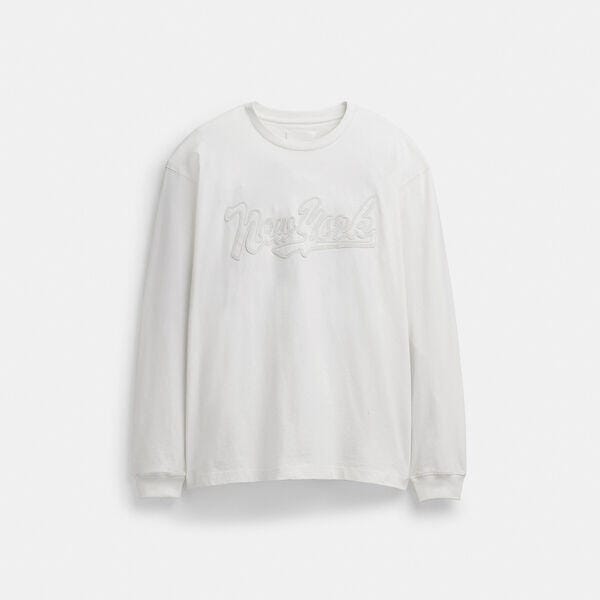 Fashion 4 - New York Long Sleeve T-Shirt In Organic Cotton