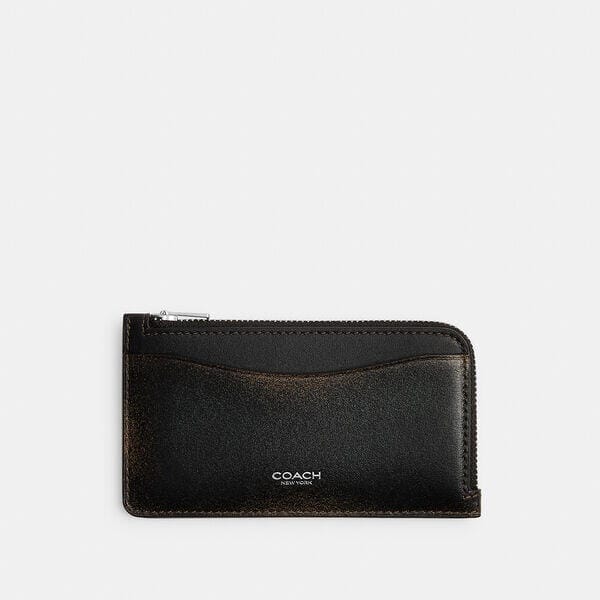Fashion 4 - New York Zip Card Case In Loved Leather