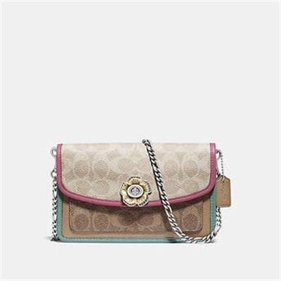 Fashion 4 - PARKER CROSSBODY IN BLOCKED SIGNATURE CANVAS