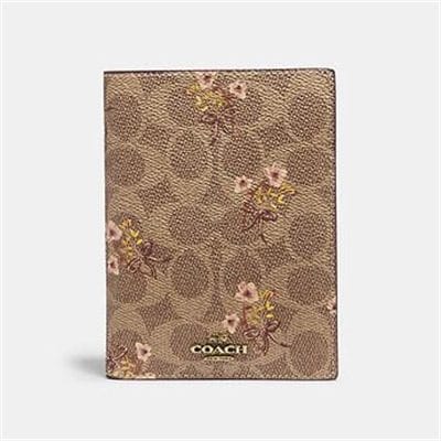 Fashion 4 - PASSPORT CASE IN SIGNATURE CANVAS WITH PRAIRIE PRINT