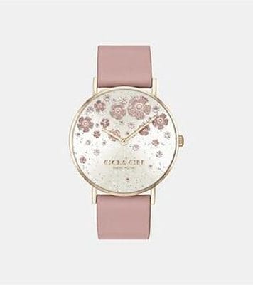 Fashion 4 - PERRY BLUSH LEATHER STRAP WATCH