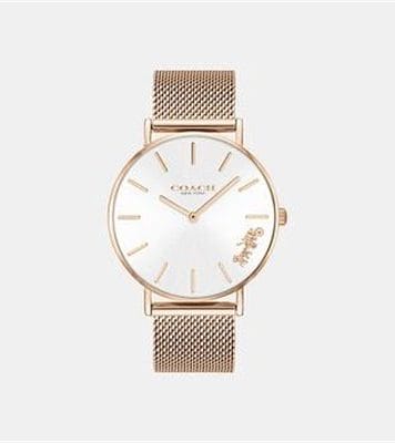 Fashion 4 - PERRY ROSE GOLD MESH BAND WATCH