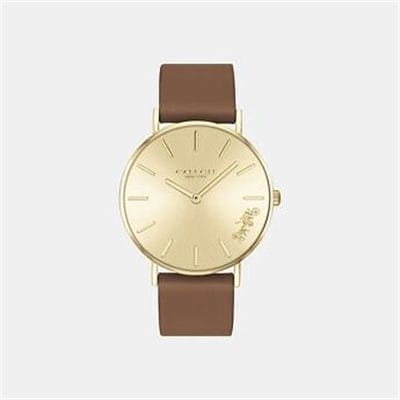 Fashion 4 - PERRY SADDLE LEATHER STRAP WATCH