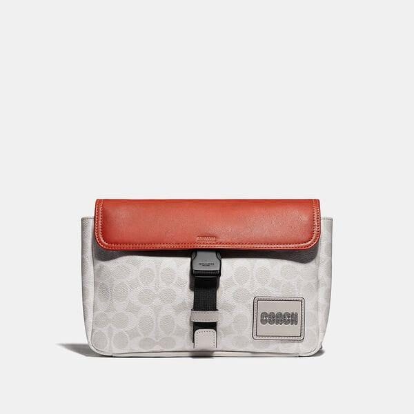 Fashion 4 - Pacer Belt Bag In Signature Canvas With Coach Patch