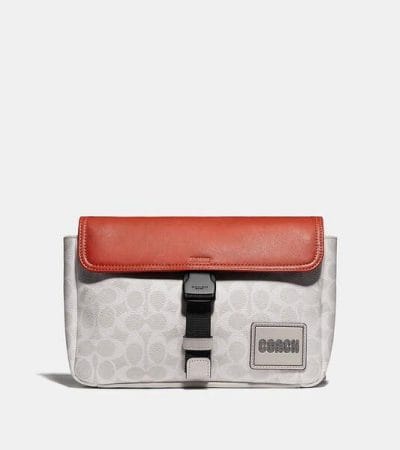 Fashion 4 - Pacer Belt Bag In Signature Canvas With Coach Patch