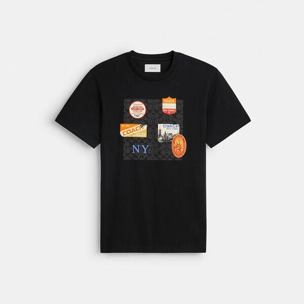 Fashion 4 - Patch Signature T-Shirt In Organic Cotton