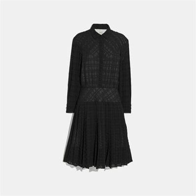 Fashion 4 - Plaid Pleated Shirt Dress