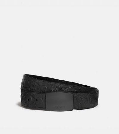 Fashion 4 - Plaque Buckle Cut-To-Size Reversible Belt
