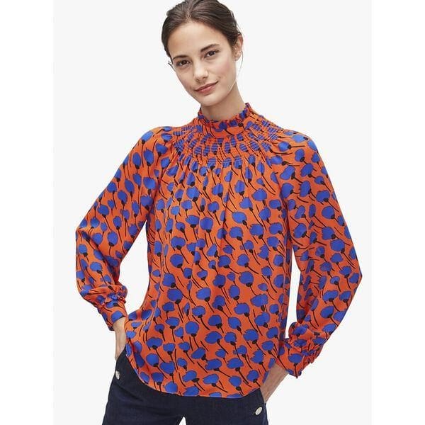 Fashion 4 - Poetic Floral Smocked Top