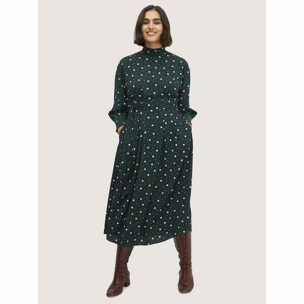 Fashion 4 - Pop Dots Crepe Dress