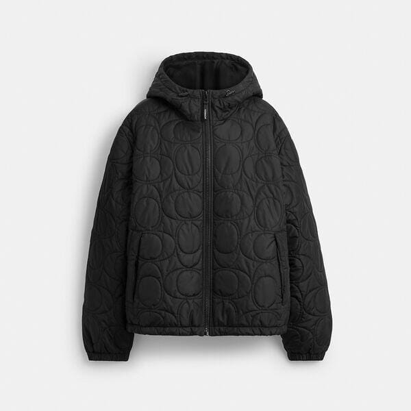 Fashion 4 - Quilted Signature Puffer Jacket In Recycled Polyester