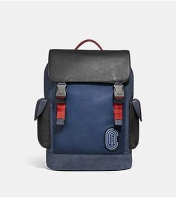 Fashion 4 - RIVINGTON BACKPACK IN COLORBLOCK WITH COACH PATCH