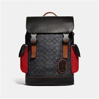 Fashion 4 - RIVINGTON BACKPACK IN SIGNATURE CANVAS WITH COACH PATCH