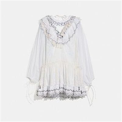 Fashion 4 - ROMANTIC MINI DRESS WITH STUD EMBELLISHMENTS