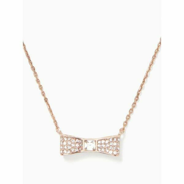 Fashion 4 - Ready Set Bow Pave Mini Pendant