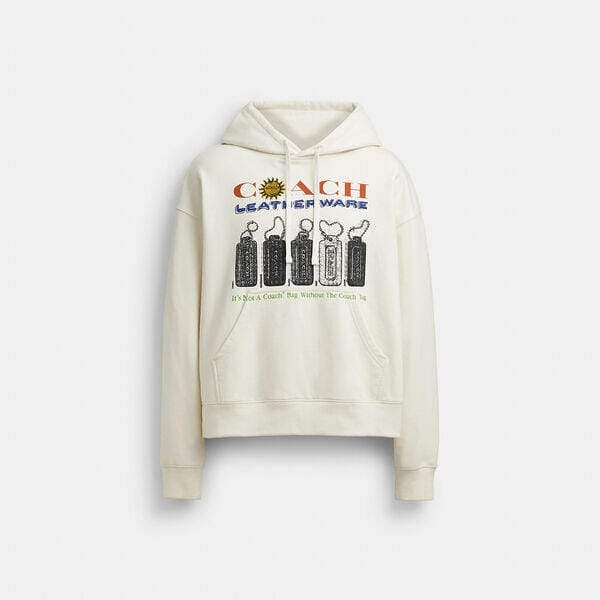 Fashion 4 - Relaxed Collage Hoodie In Organic Cotton