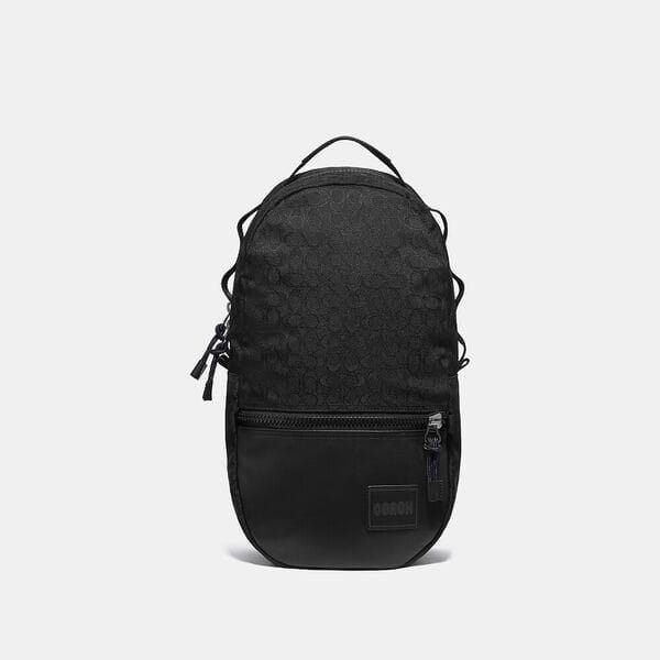 Fashion 4 - Reversible Pacer Backpack In Signature Cordura® Fabric With Camouflage Apple Print And Coach Patch