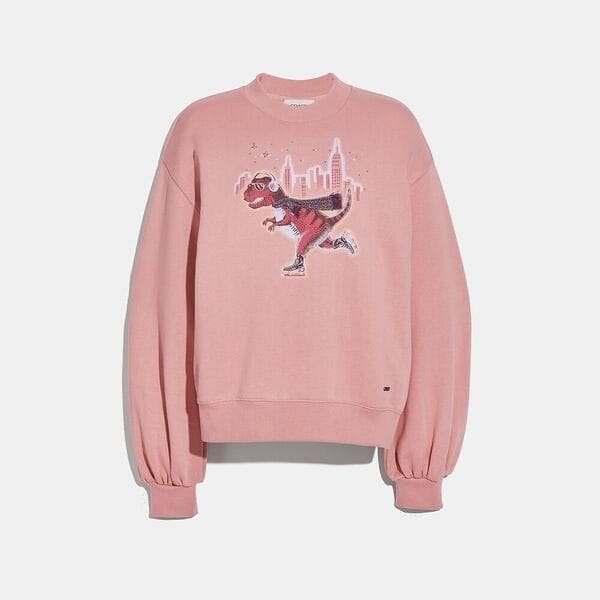 Fashion 4 - Rexy City Skyline Sweatshirt With Puff Sleeve