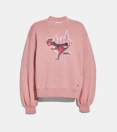 Fashion 4 - Rexy City Skyline Sweatshirt With Puff Sleeve