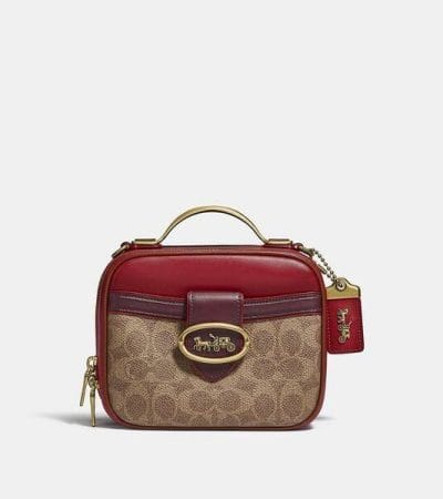 Fashion 4 - Riley Lunchbox Bag In Colorblock Signature Canvas