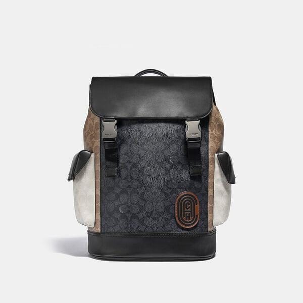 Fashion 4 - Rivington Backpack In Colorblock Signature Canvas