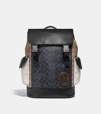 Fashion 4 - Rivington Backpack In Colorblock Signature Canvas