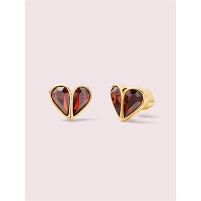 Fashion 4 - Rock Solid Stone Small Heart Studs