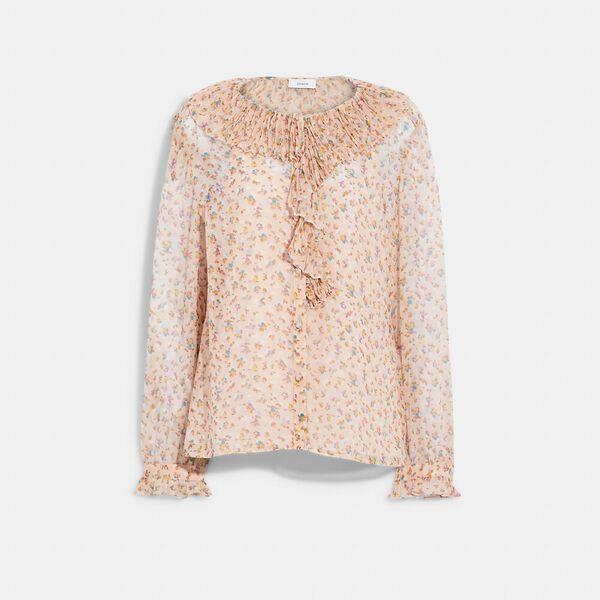 Fashion 4 - Ruffle Blouse With Ruffle Cuffs