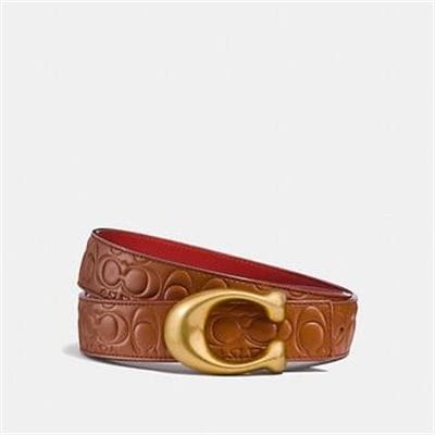 Fashion 4 - SCULPTED SIGNATURE REVERSIBLE BELT IN SIGNATURE LEATHER