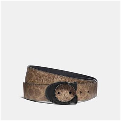 Fashion 4 - SIGNATURE BUCKLE CUT-TO-SIZE REVERSIBLE BELT IN SIGNATURE CANVAS