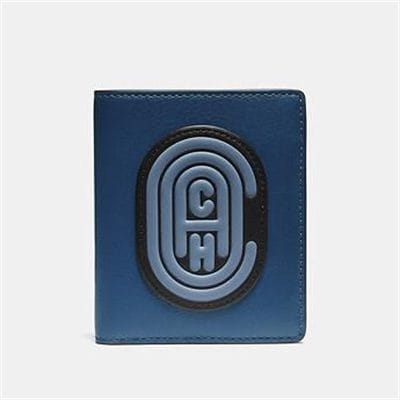 Fashion 4 - SLIM WALLET IN COLORBLOCK WITH COACH PATCH