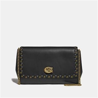 Fashion 4 - SMALL ALEXA TURNLOCK CLUTCH WITH SCALLOP RIVETS