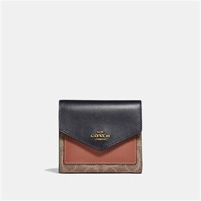 Fashion 4 - SMALL WALLET IN COLORBLOCK SIGNATURE CANVAS