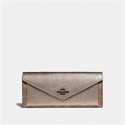 Fashion 4 - SOFT WALLET IN COLORBLOCK SIGNATURE CANVAS