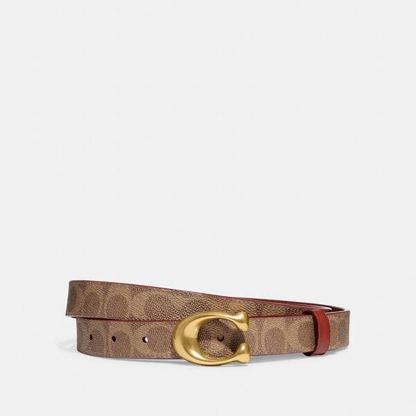Fashion 4 - Sculpted C Buckle Cut To Size Reversible Belt