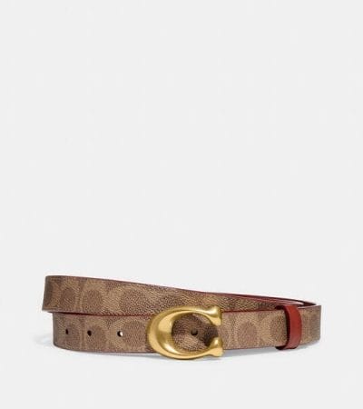 Fashion 4 - Sculpted C Buckle Cut To Size Reversible Belt