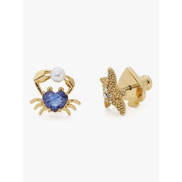 Fashion 4 - Sea Star Starfish And Crab Studs
