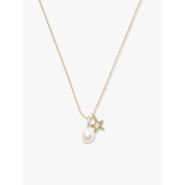Fashion 4 - Sea Star Starfish Pearl Charm Pendant