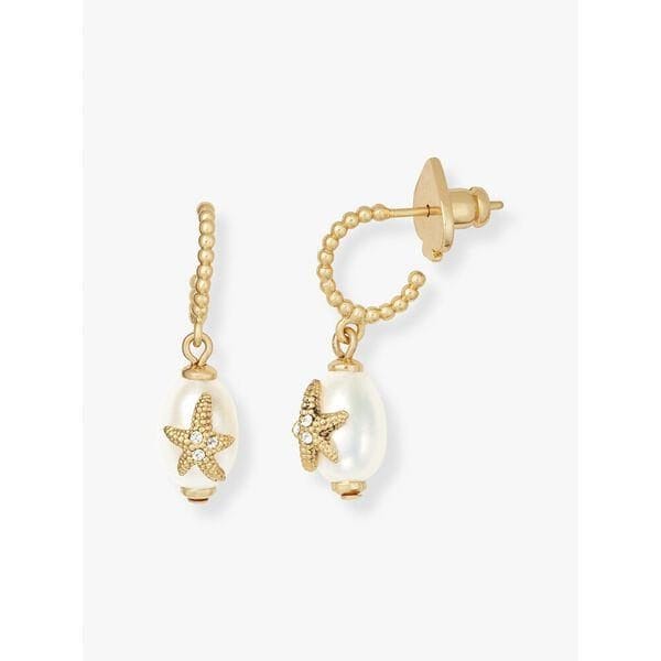 Fashion 4 - Sea Star Starfish Pearl Huggies