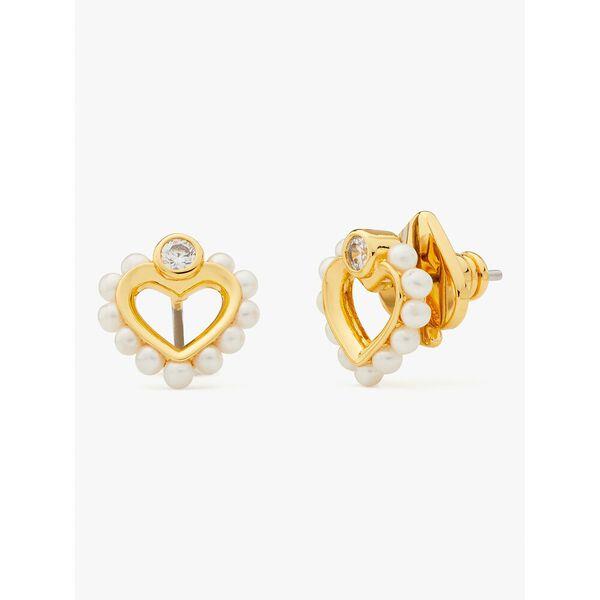 Fashion 4 - Shining Spade Pearl Studs Fashion 4 - Shining Spade Pearl Studs