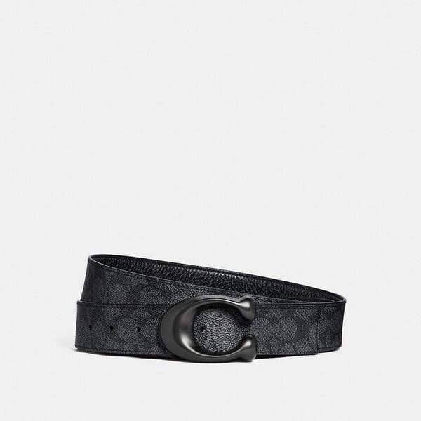 Fashion 4 - Signature Buckle Cut-To-Size Reversible Belt