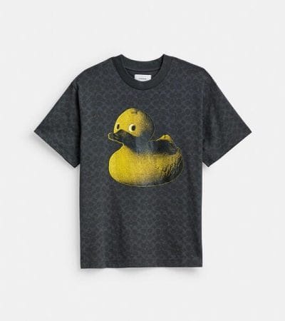 Fashion 4 - Signature Duck Relaxed T-Shirt In Organic Cotton
