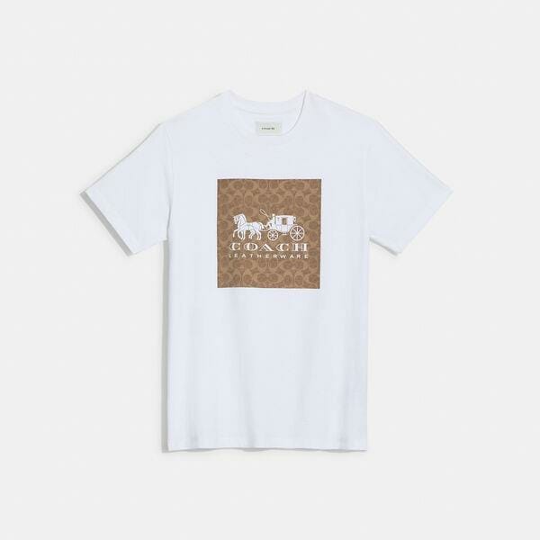 Fashion 4 - Signature Horse And Carriage T-Shirt In Organic Cotton