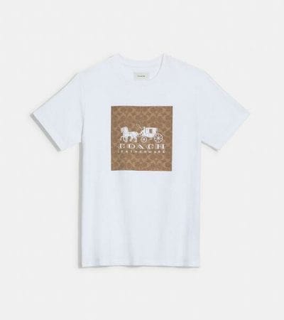 Fashion 4 - Signature Horse And Carriage T-Shirt In Organic Cotton